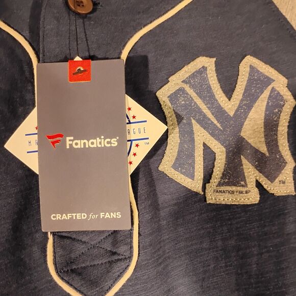 New York Yankees tshirt mens L Large Fanatics MLB baseball short sleeve - Picture 3 of 7